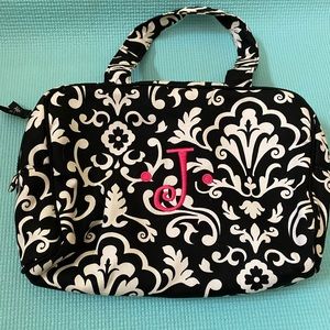 Thirty-one bag makeup bag initial J
